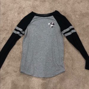 minnie mouse baseball long sleeve